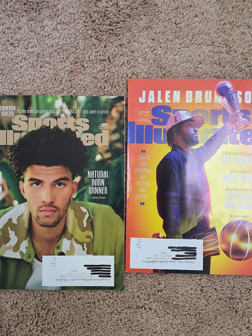 Sports Illustrated Magazine Lot Of 2 Jul, Aug 2026 Issue Features Cameron Boozer